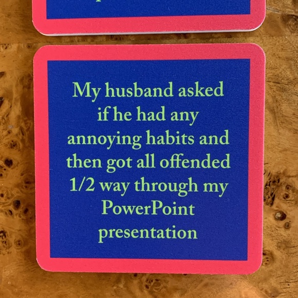drinks on me Dining My Husband Coasters Funny Poshmark